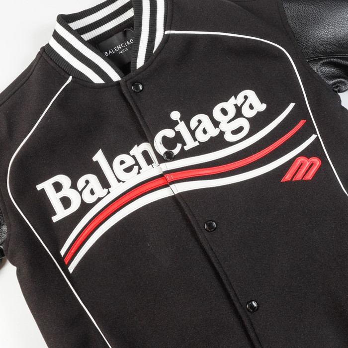 Men Long Sleeve Zip Up Baseball Jackets Leather Jersey Tops Women Tracksuit