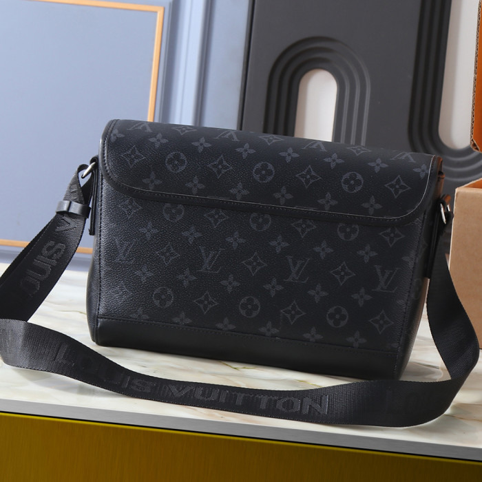Men Messenger Shoulder Bag Leather Crossbody Sling Handbags Business Houlder Bag