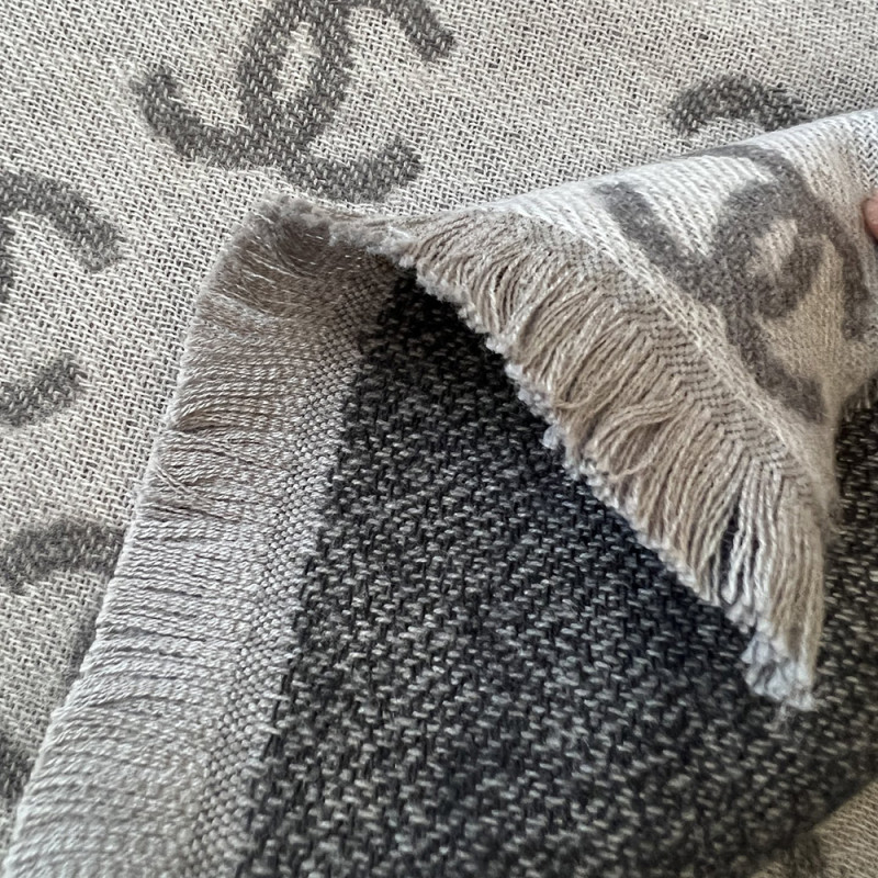 Women Men Logo Scarf Wool Cashmere Scarves Shawl Blanket Wrap Thickened Knitted Scarf