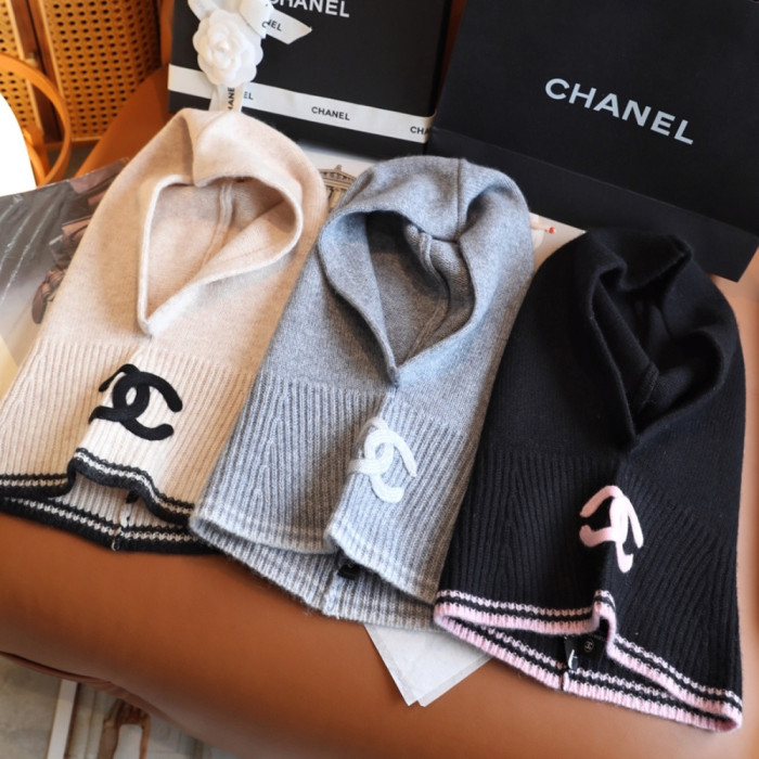 Women Men Logo Scarf Wool Cashmere Scarves Shawl Blanket Wrap Thickened Knitted Scarf