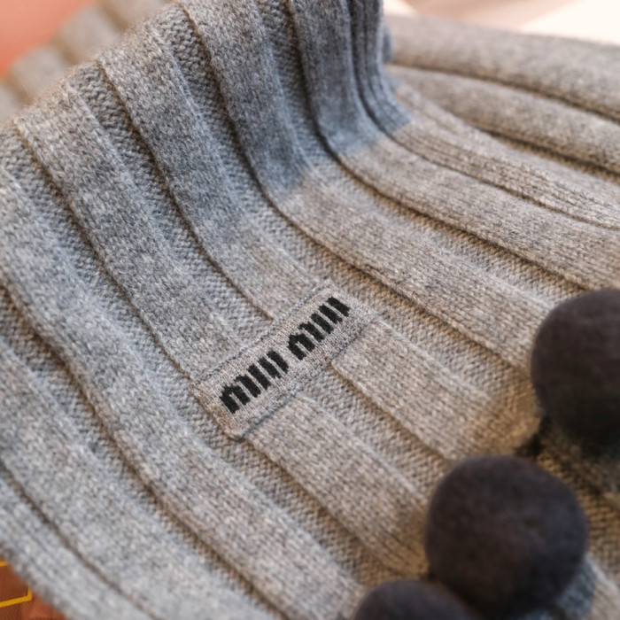Women Men Logo Scarf Wool Cashmere Scarves Shawl Blanket Wrap Thickened Knitted Scarf