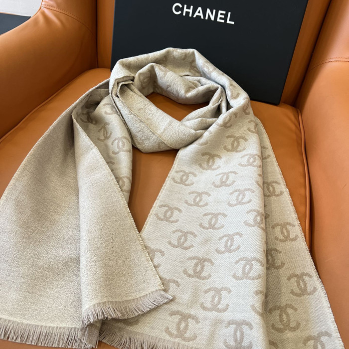 Women Men Logo Scarf Wool Cashmere Scarves Shawl Blanket Wrap Thickened Knitted Scarf