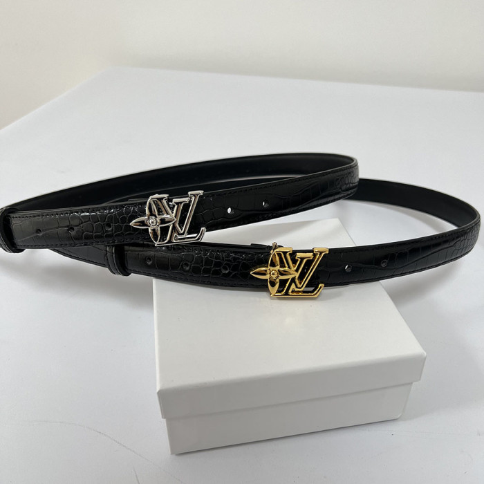 Women Men Belt 2.3cm Cowhide Leather Buckle Belt Unisex Waistband Waist Strap