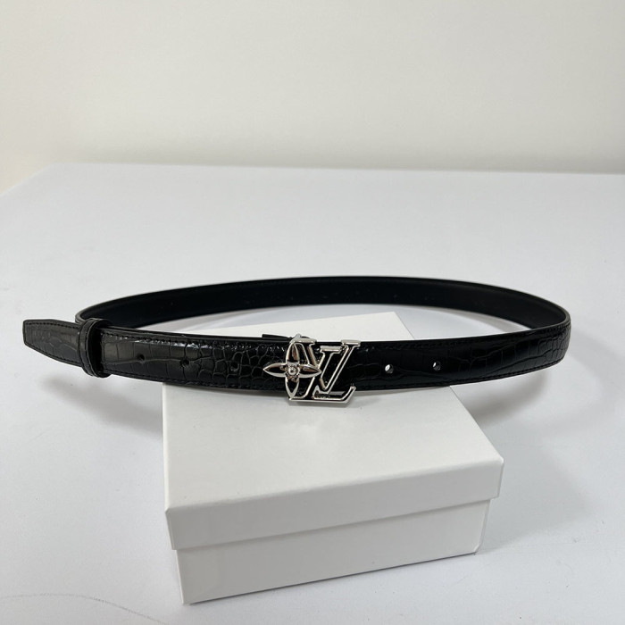 Women Men Belt 2.3cm Cowhide Leather Buckle Belt Unisex Waistband Waist Strap