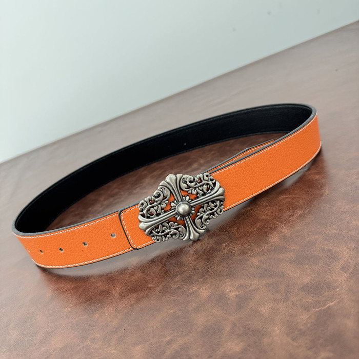Women Men Belt 3.8 cm Cowhide Leather Buckle Belt Unisex Waistband Waist Strap