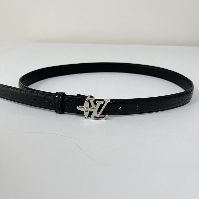 Women Men Belt 2.3cm Cowhide Leather Buckle Belt Unisex Waistband Waist Strap