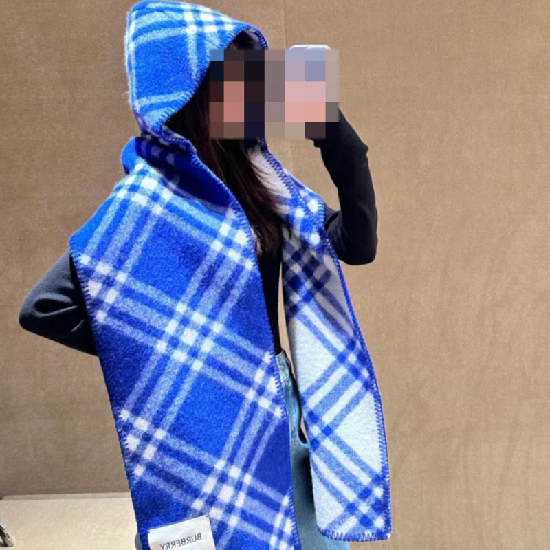 Women Men Logo Scarf Wool Cashmere Scarves Shawl Blanket Wrap Thickened Knitted Scarf