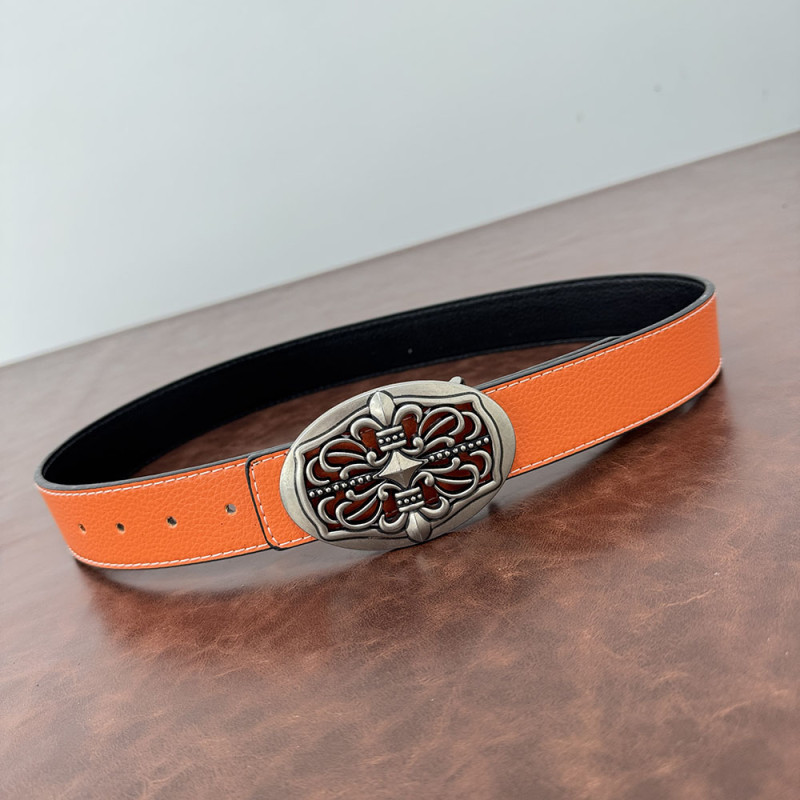 Women Men Belt 3.8 cm Cowhide Leather Buckle Belt Unisex Waistband Waist Strap