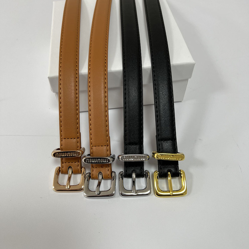 Women Men Belt 1.8 cm Cowhide Leather Buckle Belt Unisex Waistband Waist Strap