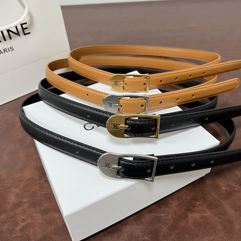 Women Men Belt1.8cm Cowhide Leather Buckle Belt Unisex Waistband Waist Strap
