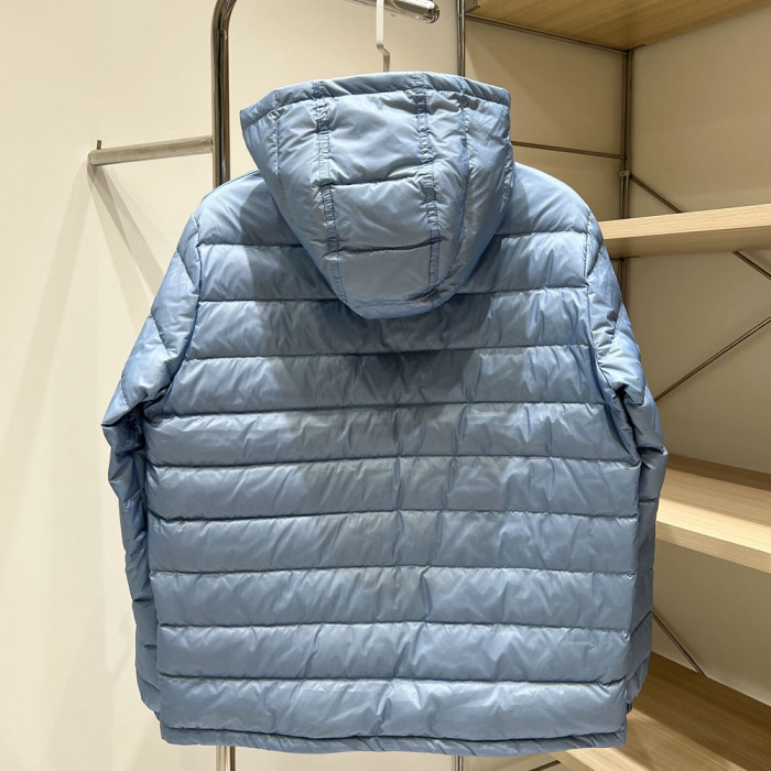 Women Men Down Jacket Hooded Coat Warm Winter Windproof Casual Parkas