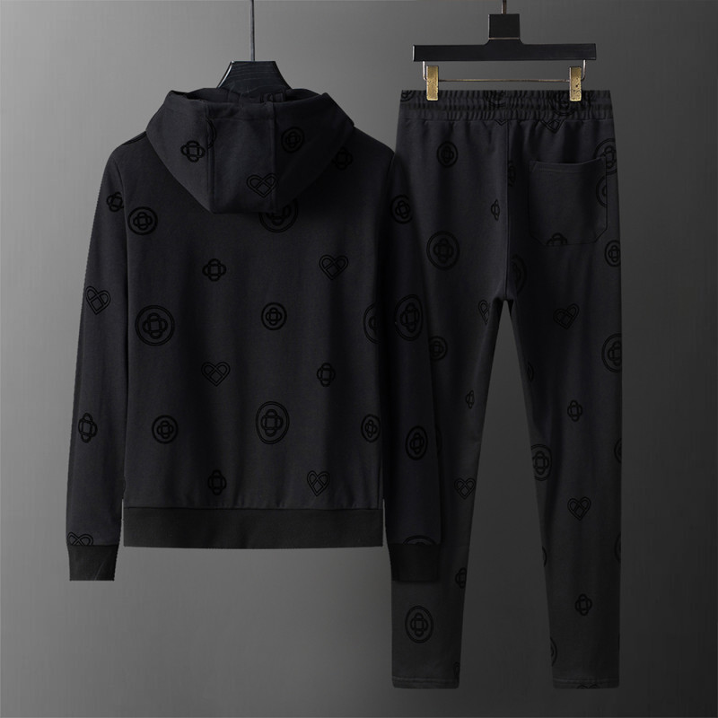 Women Men Two Piece Tracksuit Suit Hoodie Hooded Sweatshirt Pant Set Sweatwear