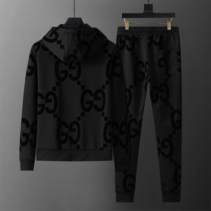 Women Men Two Piece Tracksuit Suit Hoodie Hooded Sweatshirt Pant Set Sweatwear