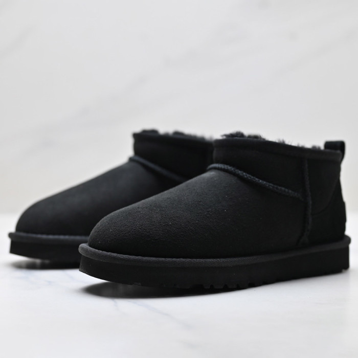 Unisex Winter Boots Shearling Lined Slip Resistant Thermal Snow Booties 35-40