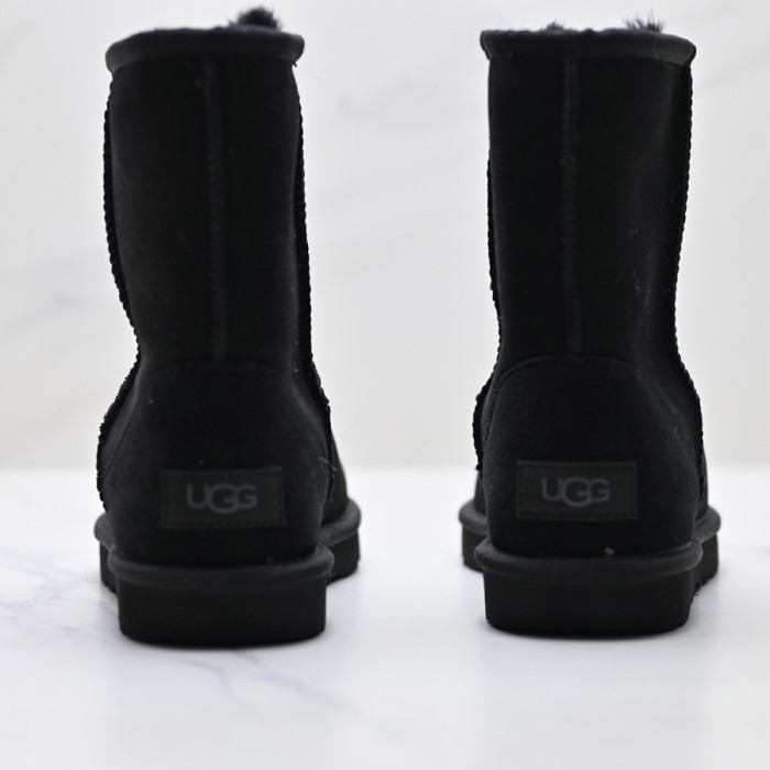 Unisex Winter Boots Shearling Lined Slip Resistant Thermal Snow Booties 35-40