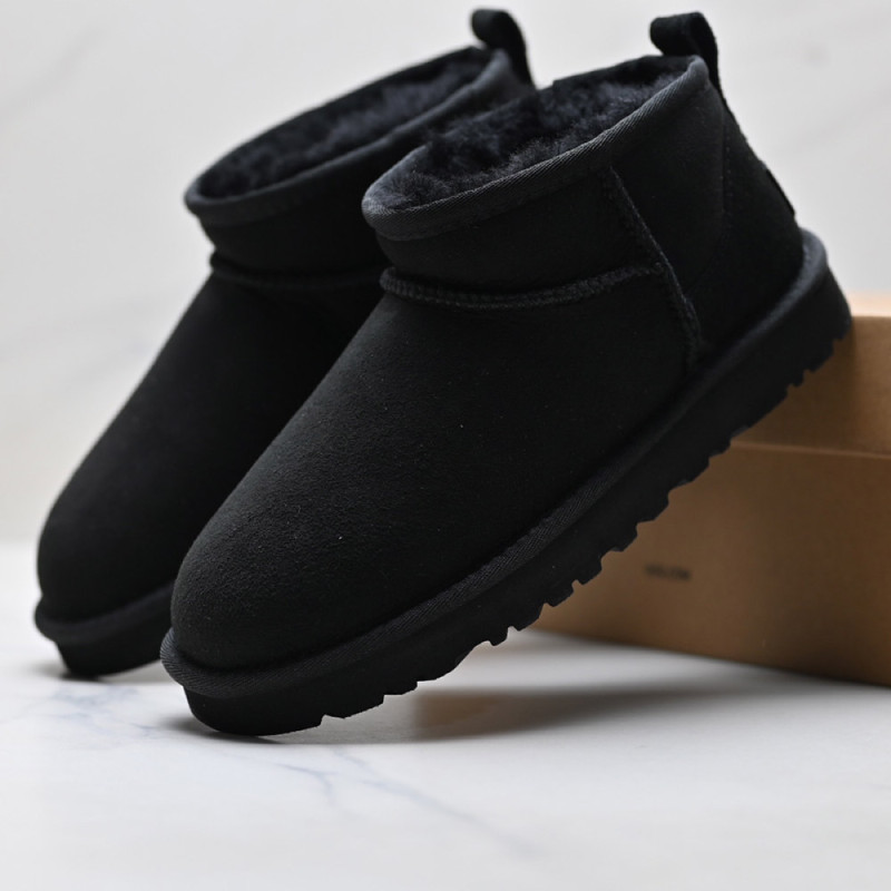 Unisex Winter Boots Shearling Lined Slip Resistant Thermal Snow Booties 35-40