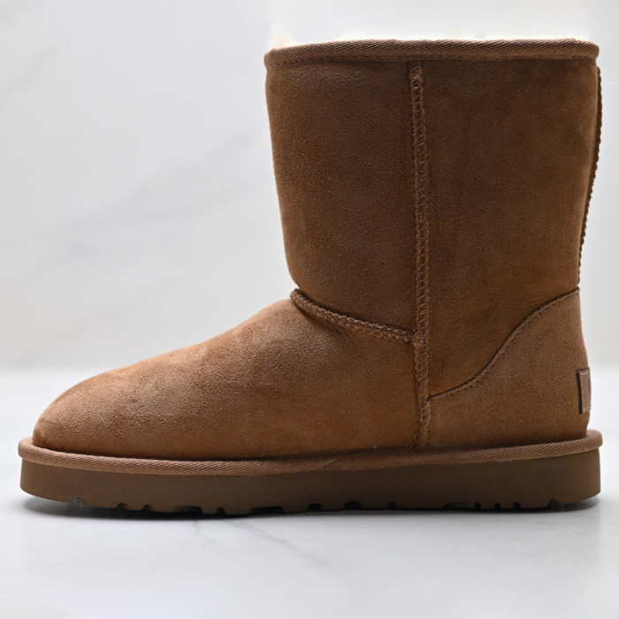 Unisex Winter Boots Shearling Lined Slip Resistant Thermal Snow Booties 35-40