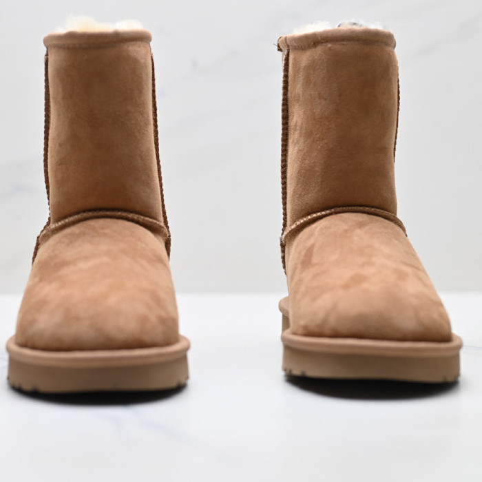 Unisex Winter Boots Shearling Lined Slip Resistant Thermal Snow Booties 35-40