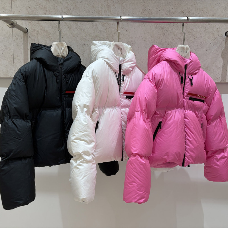 Women Men Down Jacket Hooded Coat Warm Winter Windproof Casual Parkas
