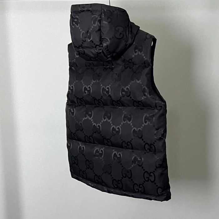 Women Men Down Jacket Down vest Hooded Coat Warm Winter Windproof Casual Parkas