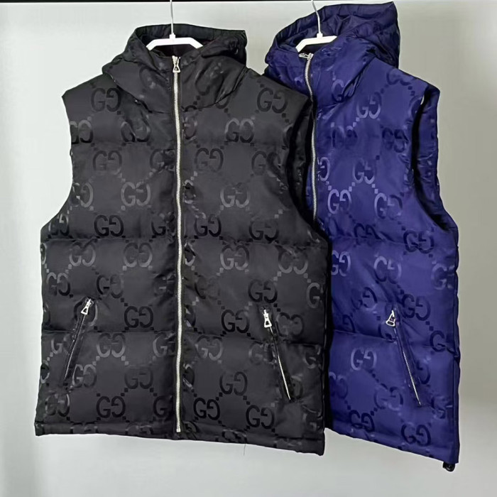 Women Men Down Jacket Down vest Hooded Coat Warm Winter Windproof Casual Parkas