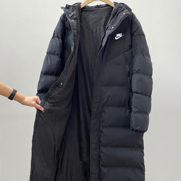 Women Men Down Jacket Hooded Coat Warm Winter Windproof Casual Parkas