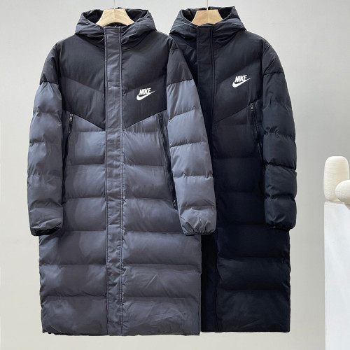Women Men Down Jacket Hooded Coat Warm Winter Windproof Casual Parkas