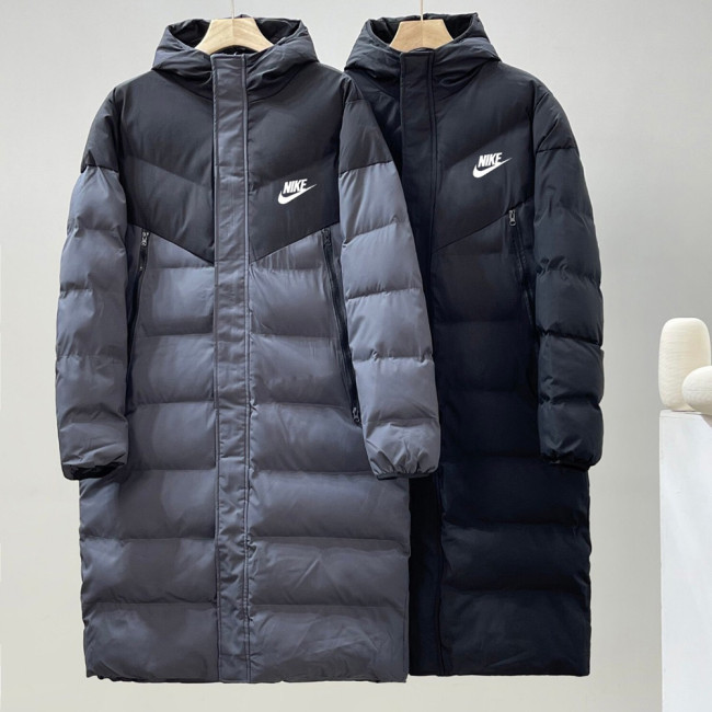 Women Men Down Jacket Hooded Coat Warm Winter Windproof Casual Parkas