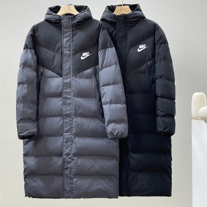 Women Men Down Jacket Hooded Coat Warm Winter Windproof Casual Parkas