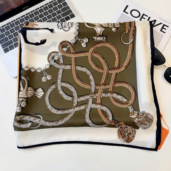Women Men Logo Scarf Wool Cashmere Scarves Shawl Blanket Wrap Thickened Knitted Scarf