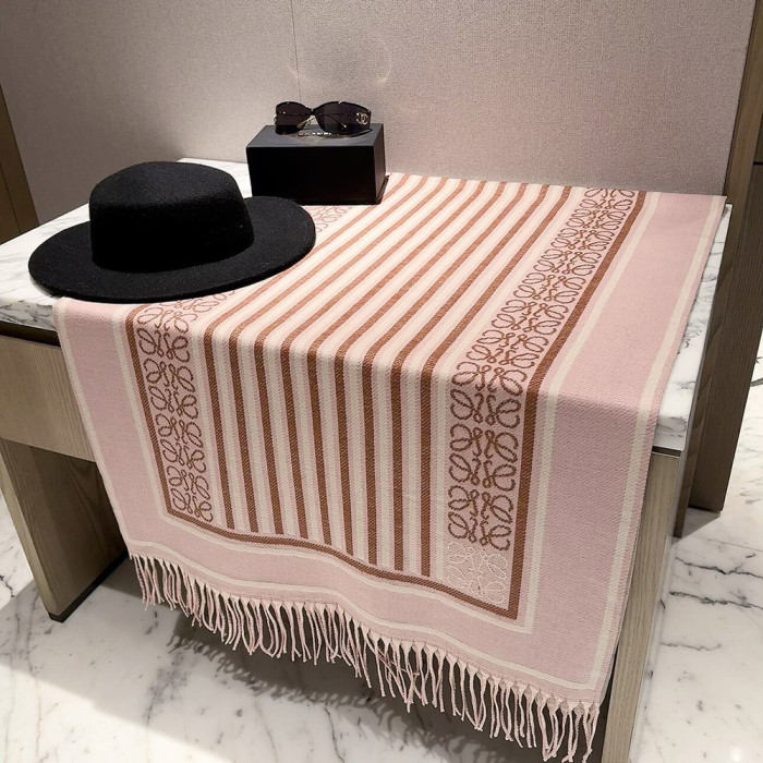Women Men Logo Scarf Wool Cashmere Scarves Shawl Blanket Wrap Thickened Knitted Scarf