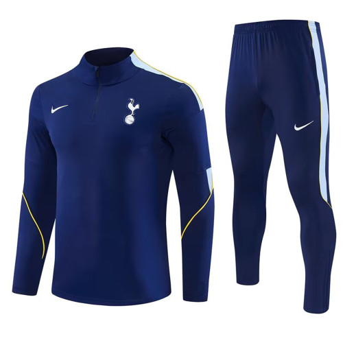 Men Long Sleeve Half Zip Football Jersey Uniform Soccer Training Set Suit Club Team Women Tracksuit