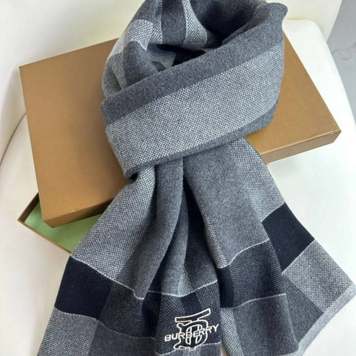 Women Men Logo Scarf Wool Cashmere Scarves Shawl Blanket Wrap Thickened Knitted Scarf