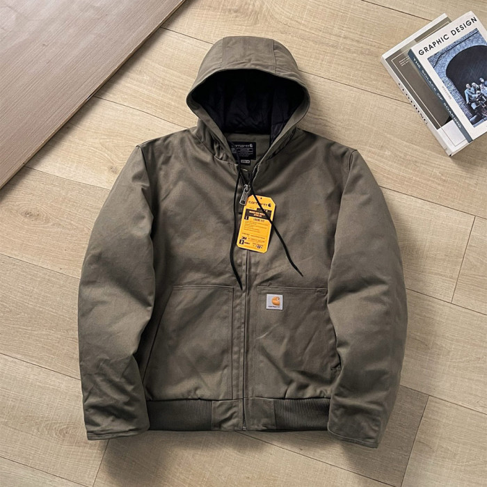 Women Men Down Jacket Hooded Coat Warm Winter Windproof Casual Parkas