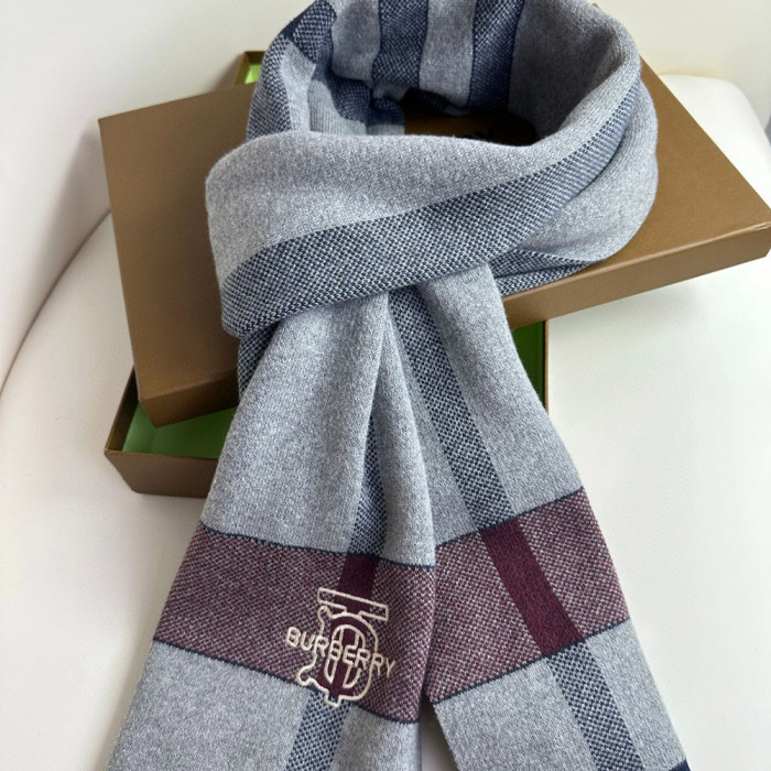 Women Men Logo Scarf Wool Cashmere Scarves Shawl Blanket Wrap Thickened Knitted Scarf