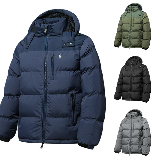 Women Men Down Jacket Hooded Coat Warm Winter Windproof Casual Parkas puffer jacket