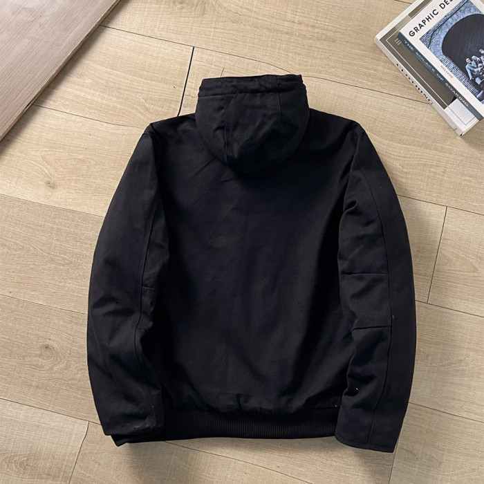 Women Men Down Jacket Hooded Coat Warm Winter Windproof Casual Parkas