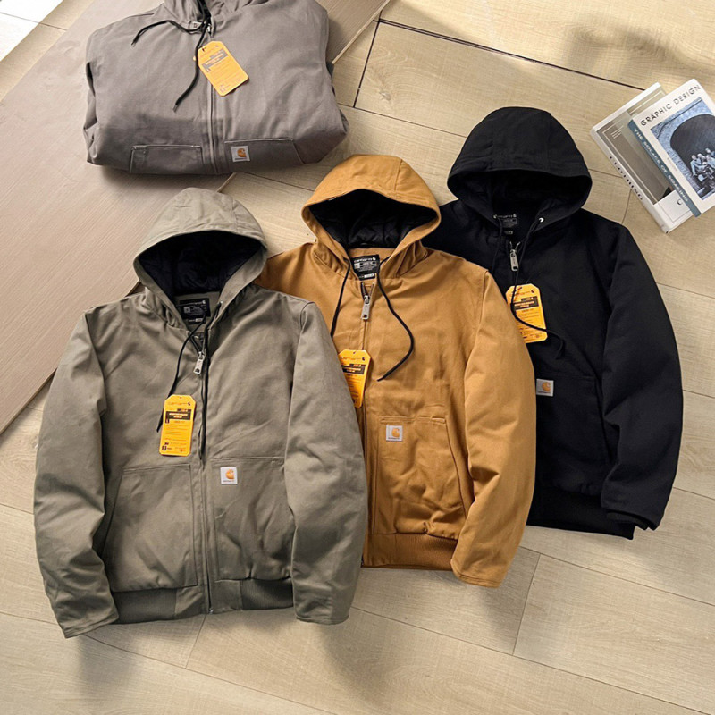 Women Men Down Jacket Hooded Coat Warm Winter Windproof Casual Parkas