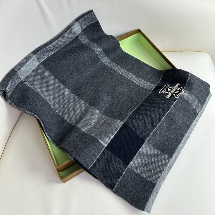 Women Men Logo Scarf Wool Cashmere Scarves Shawl Blanket Wrap Thickened Knitted Scarf