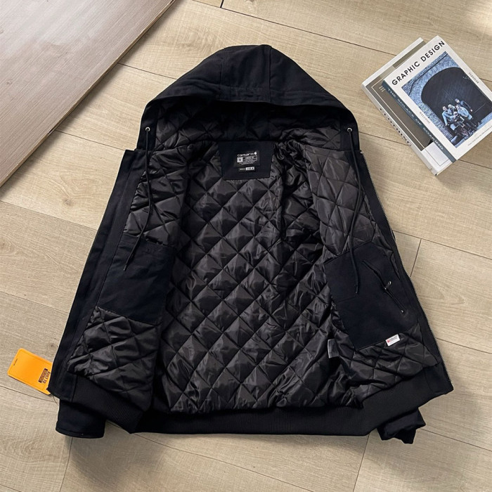 Women Men Down Jacket Hooded Coat Warm Winter Windproof Casual Parkas