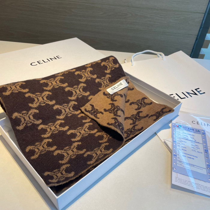 Women Men Logo Scarf Wool Cashmere Scarves Shawl Blanket Wrap Thickened Knitted Scarf