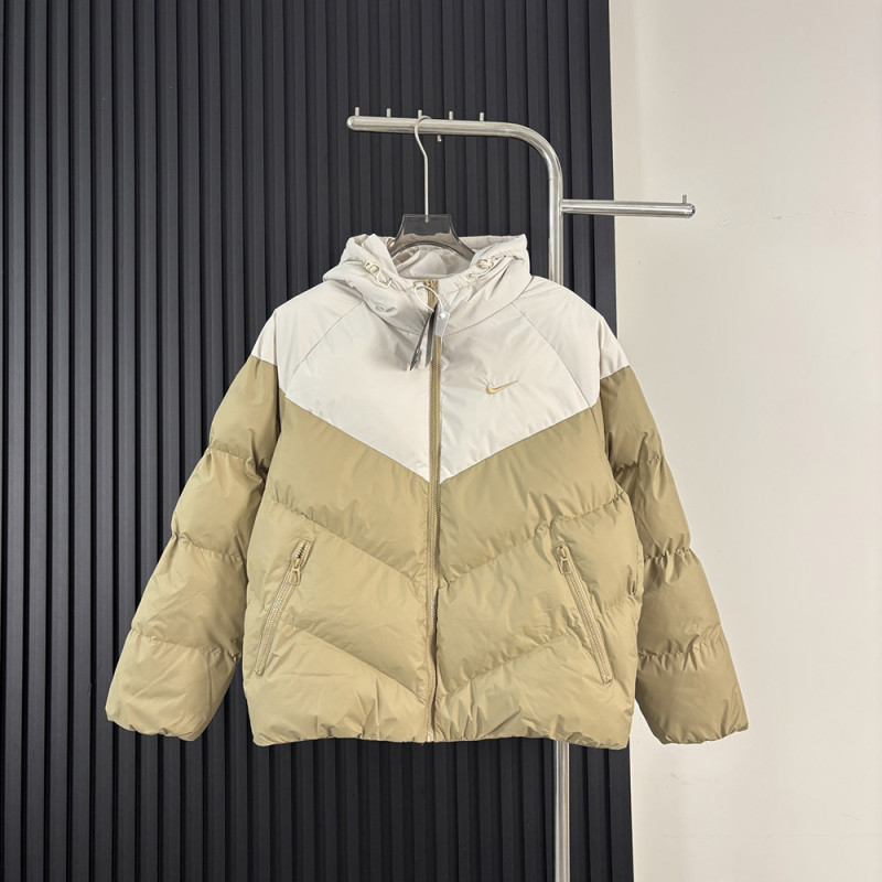 Women Men Down Jacket Hooded Coat Warm Winter Windproof Casual Parkas