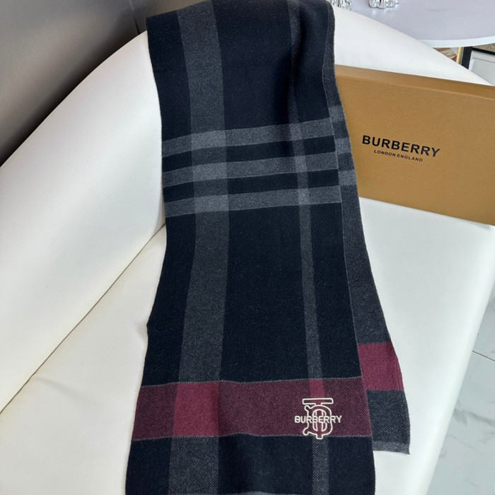 Women Men Logo Scarf Wool Cashmere Scarves Shawl Blanket Wrap Thickened Knitted Scarf