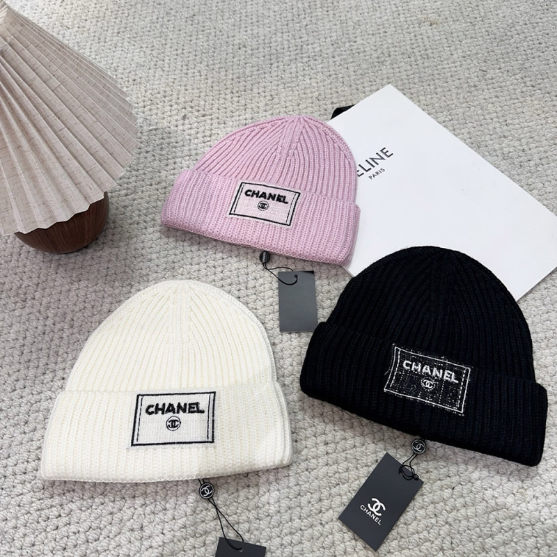 Men Women Beanie Hat Winter Wool Knitted Baggy Pull On Soft Caps
