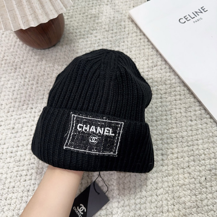 Men Women Beanie Hat Winter Wool Knitted Baggy Pull On Soft Caps