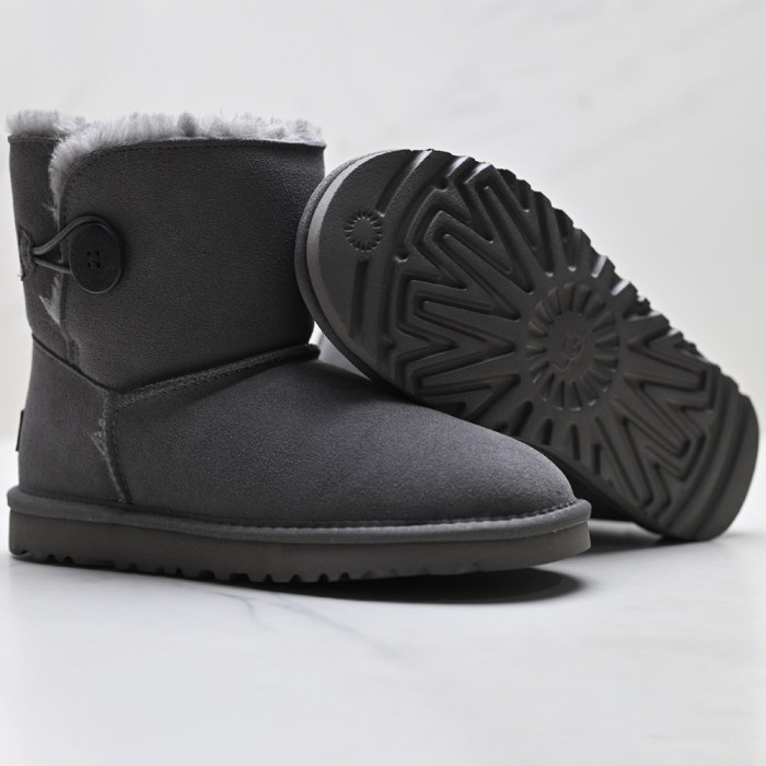 Unisex Winter Boots Shearling Lined Slip Resistant Thermal Snow Booties 36-41