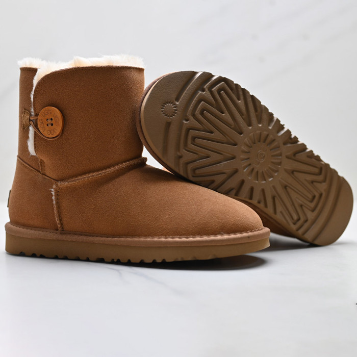 Unisex Winter Boots Shearling Lined Slip Resistant Thermal Snow Booties 36-41
