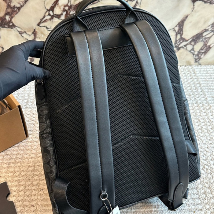 Men Women Backpack Leather Multipocket Outdoor Sports School Bag Travel Laptop Bag