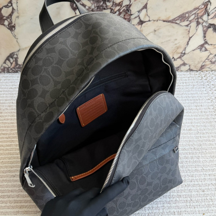 Men Women Backpack Leather Multipocket Outdoor Sports School Bag Travel Laptop Bag
