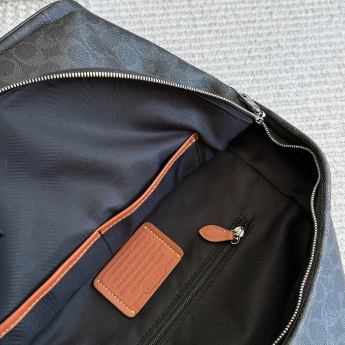 Men Women Backpack Leather Multipocket Outdoor Sports School Bag Travel Laptop Bag